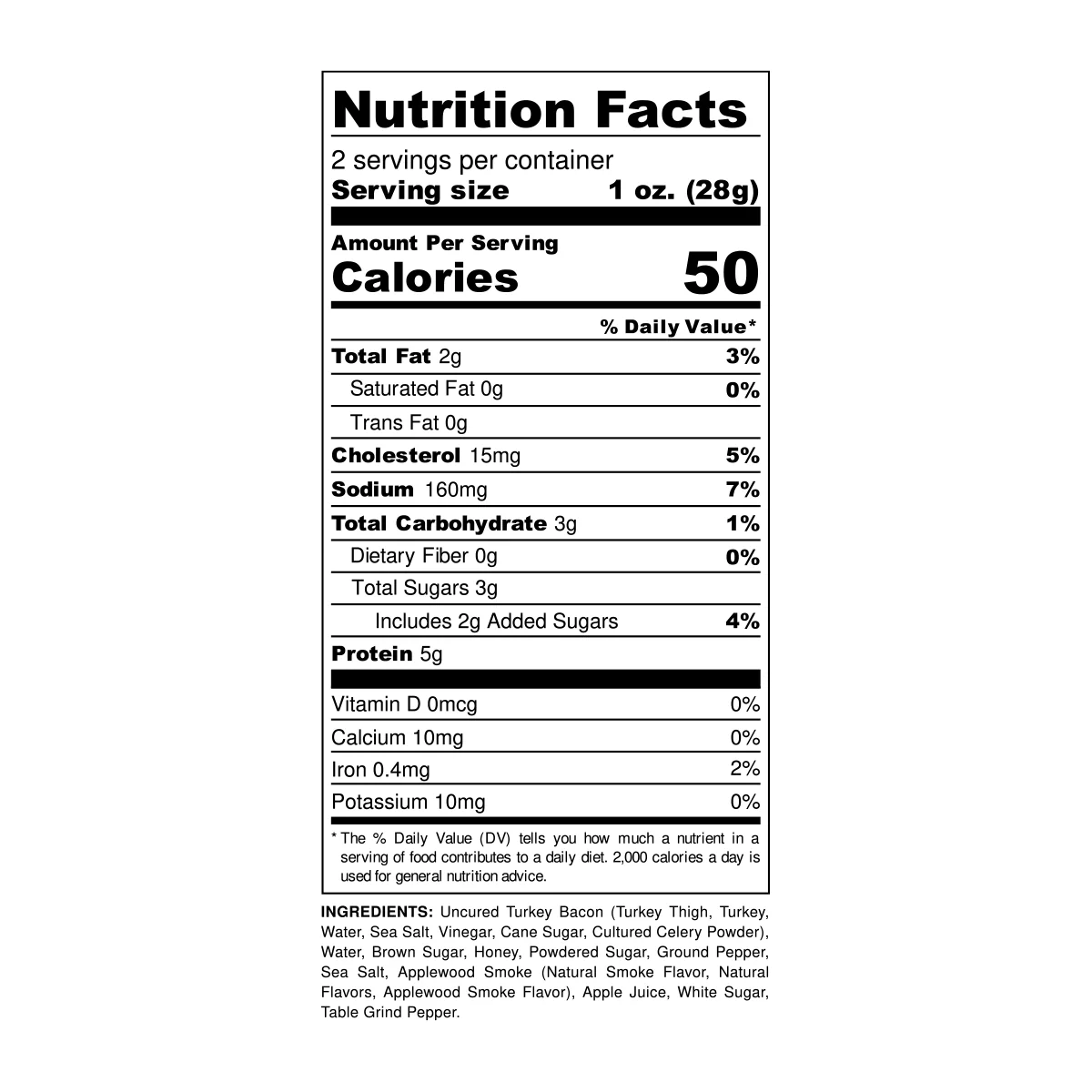 Applewood Turkey Bacon Jerky - Image 3