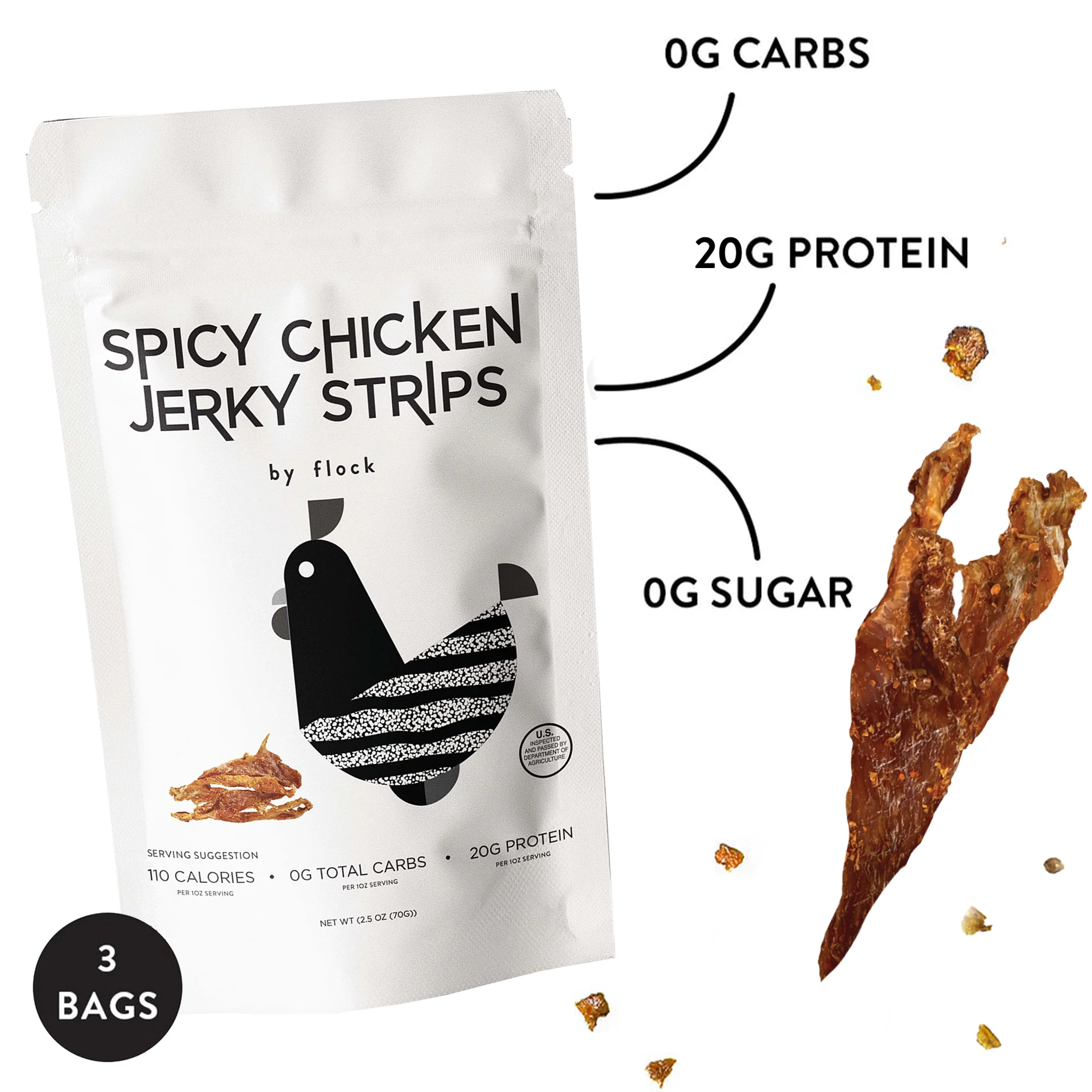 Spicy Chicken Jerky - Image 4