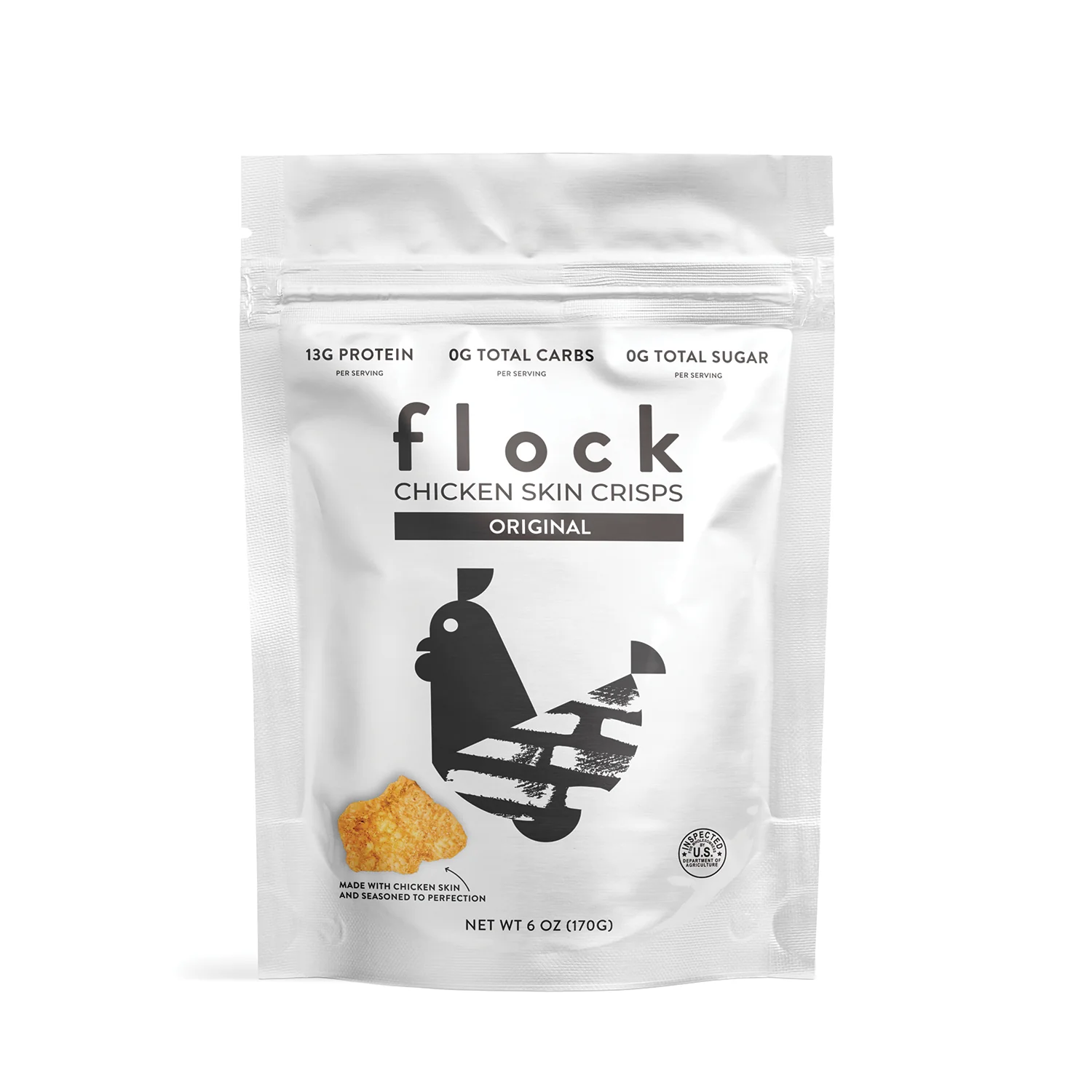 XXL Original Chicken Skin Crisps (6 OZ Bags) - Image 6