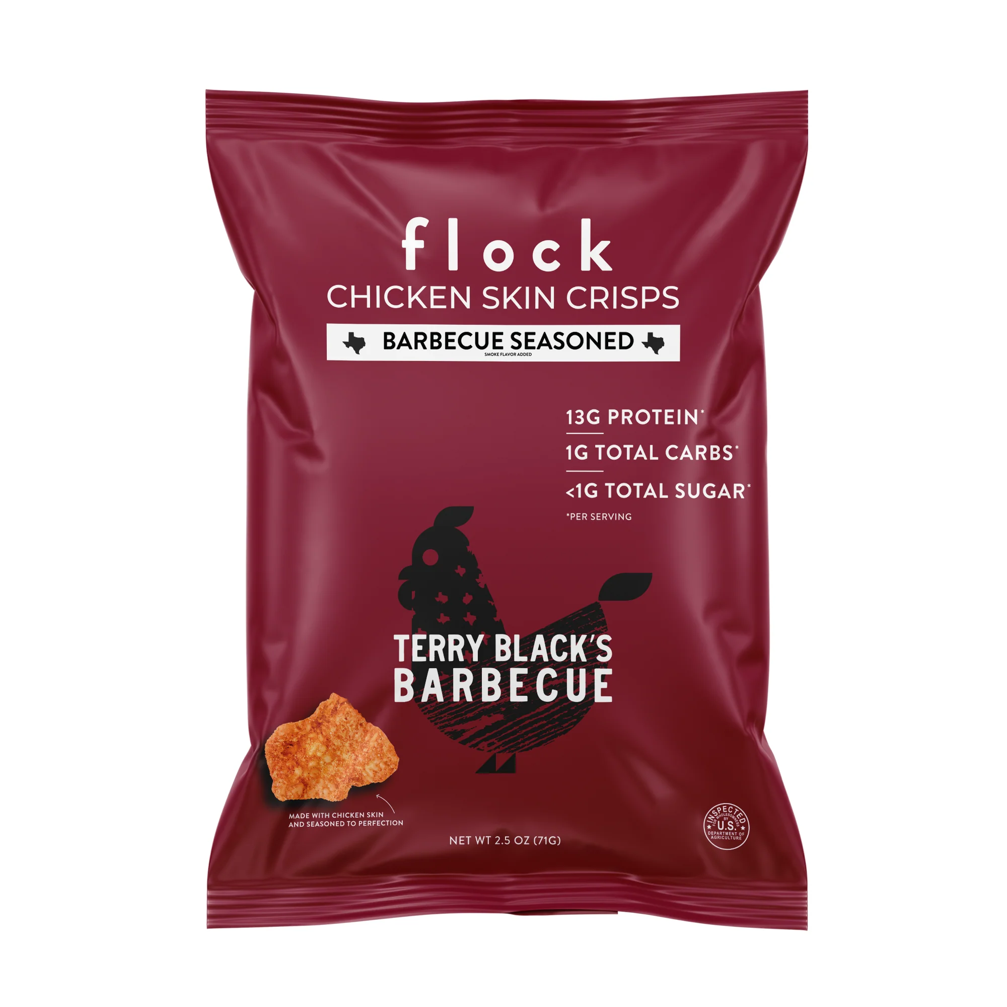 Terry Black's XL Flock Chicken Skin Crisps (2.5 OZ Bags) - Image 6