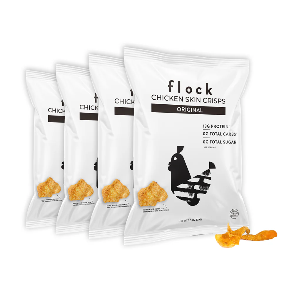 XL Flock Chicken Skin Crisps (2.5 OZ Bags) - Image 3