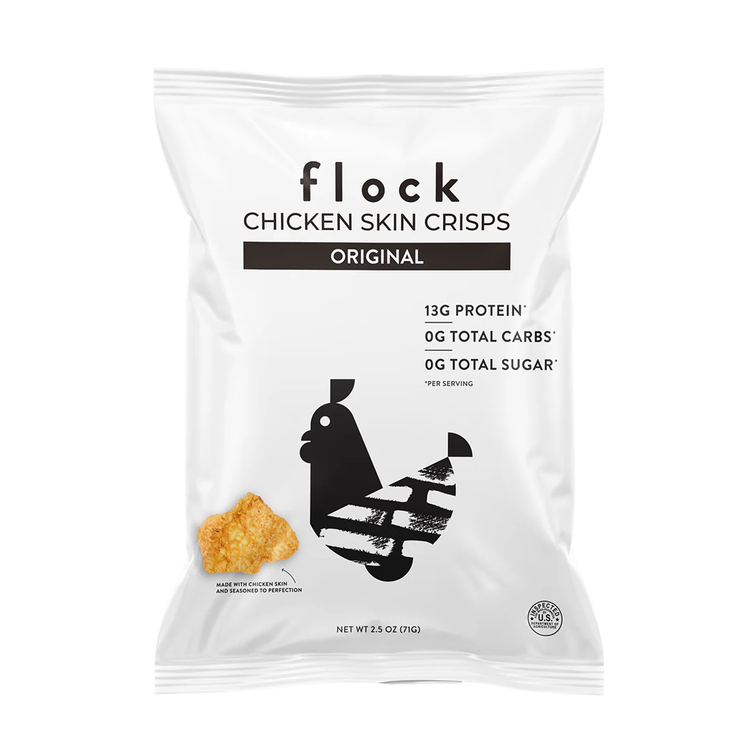 XL Flock Chicken Skin Crisps (2.5 OZ Bags) - Image 5